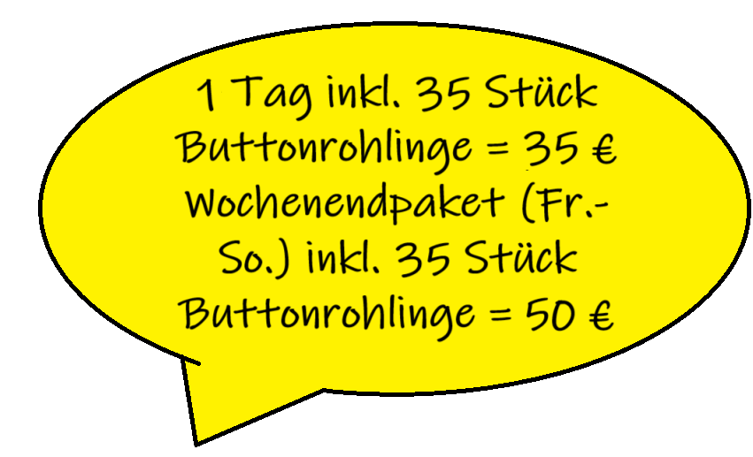 Preisschild Buttons 58mm