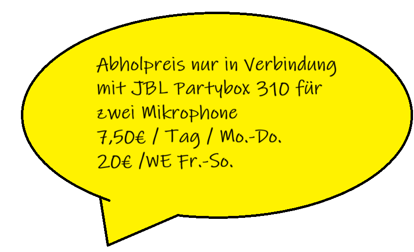 Preisschild Mikrofon